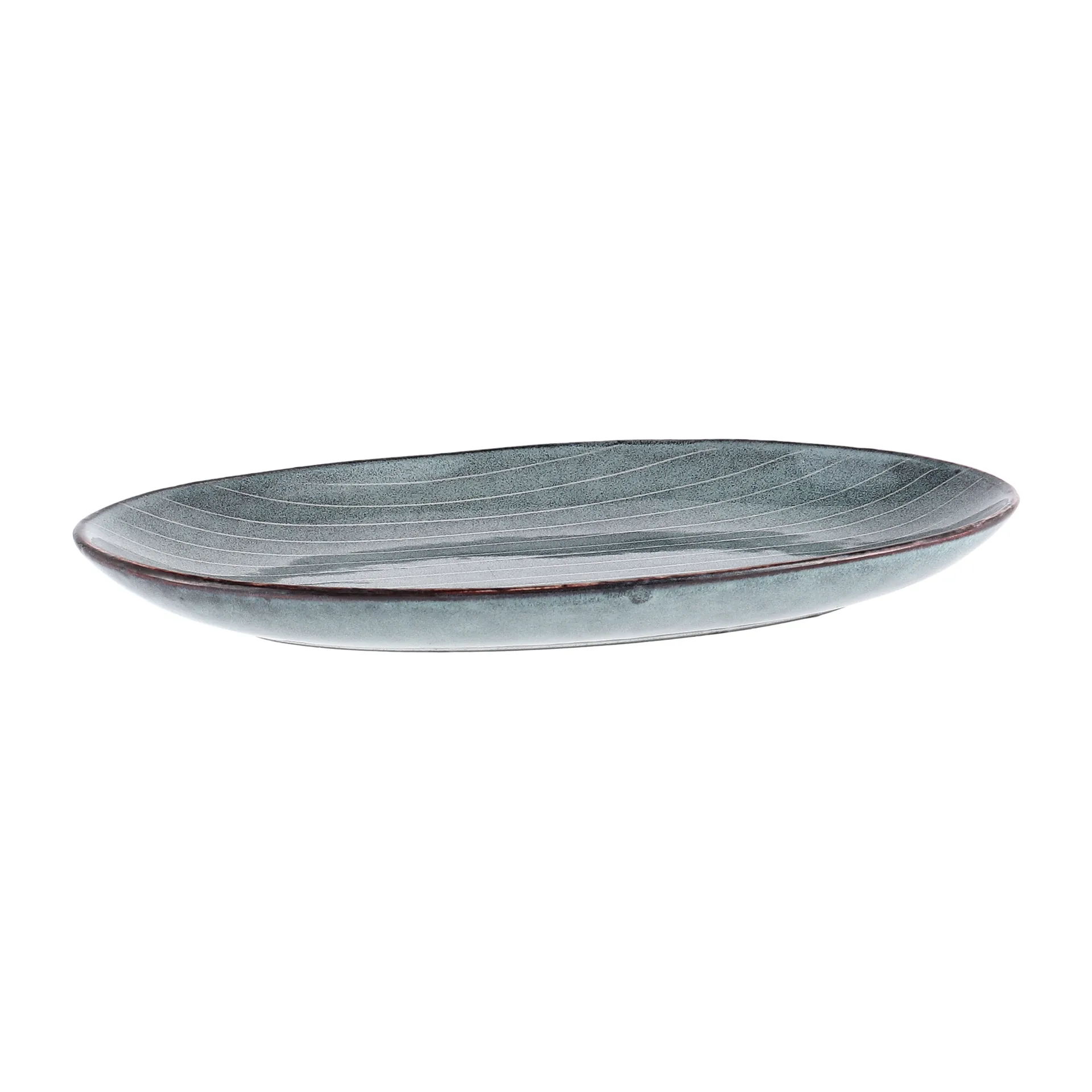 Plato ovalado Nordic Sea, 13,6x22 cm Broste Copenhagen