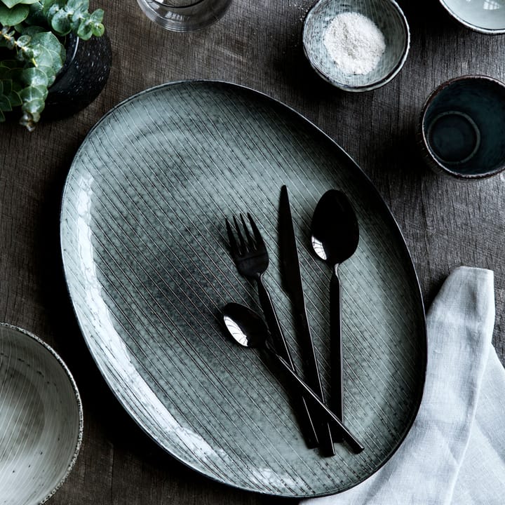 Plato ovalado Nordic Sea, 26,5x35,5 cm Broste Copenhagen