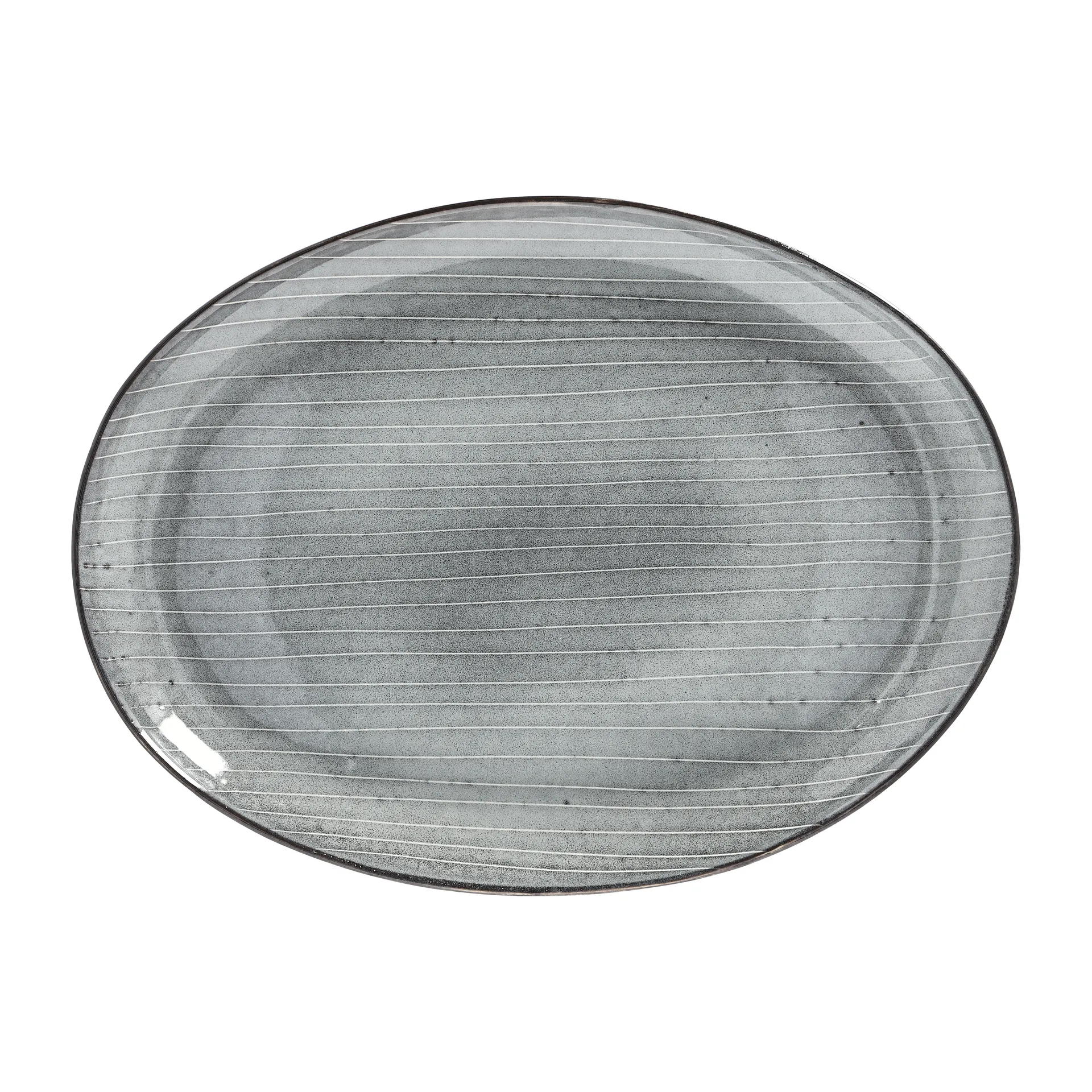 Plato ovalado Nordic Sea, 26,5x35,5 cm Broste Copenhagen