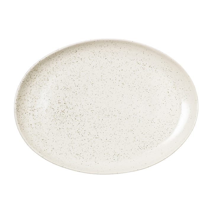 Plato ovalado Nordic Vanilla 35,5 cm - Cream with grains - Broste Copenhagen