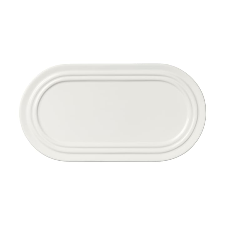 Plato ovalado Stevns 27,5 cm - Chalk white - Broste Copenhagen