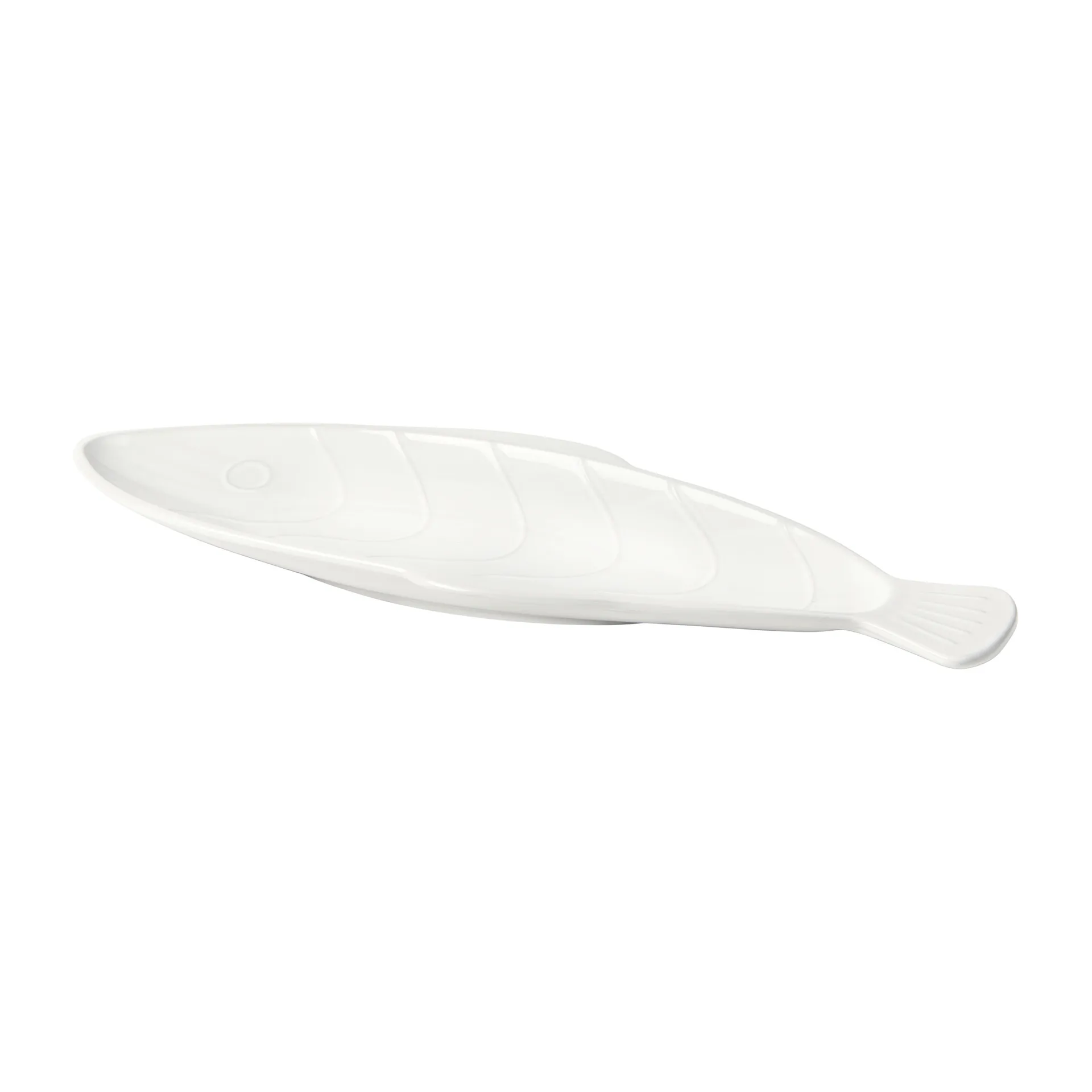 Plato Pesce 17,6x41,4 cm, Transparent white Broste Copenhagen
