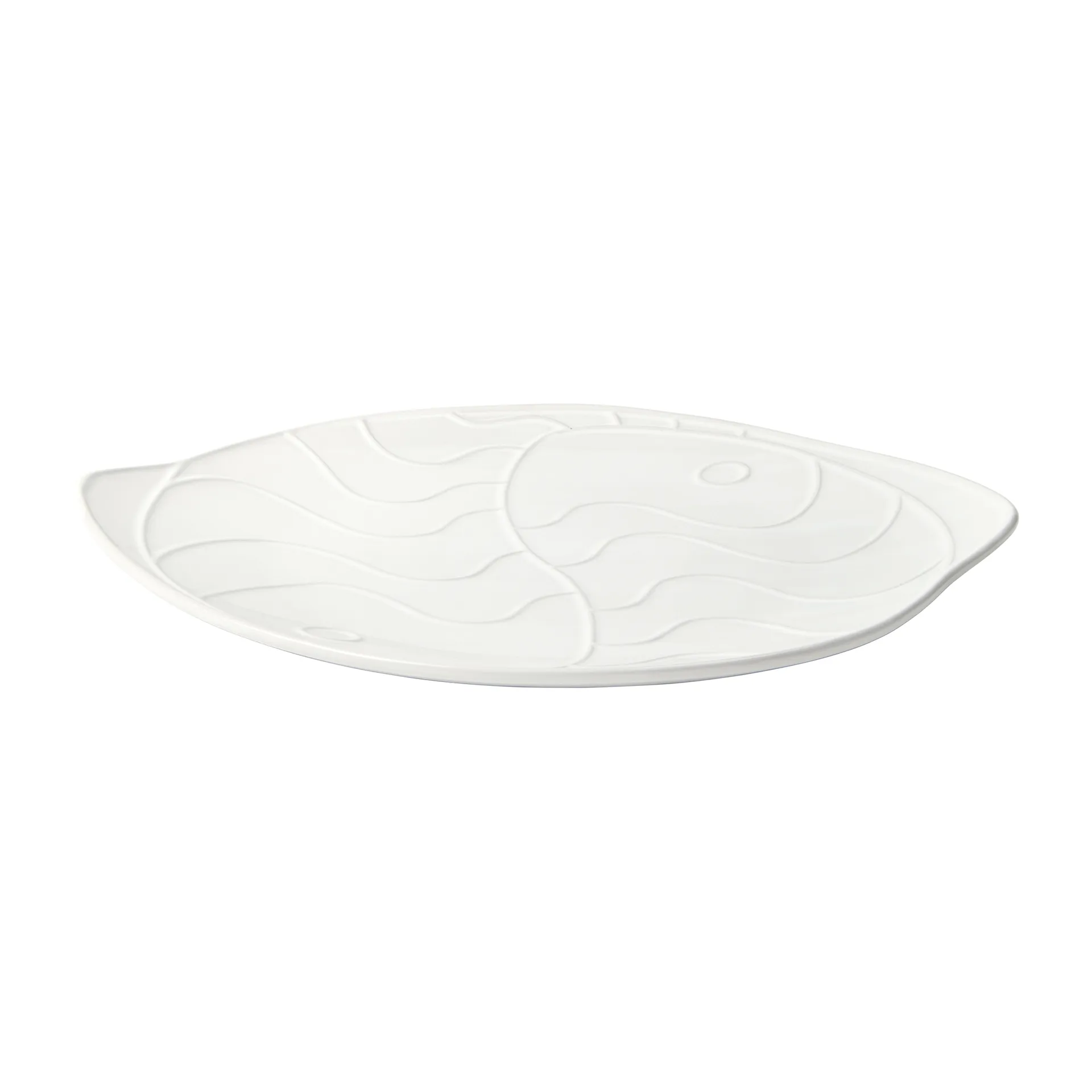 Plato Pesce 30x34,6 cm, Transparent white Broste Copenhagen