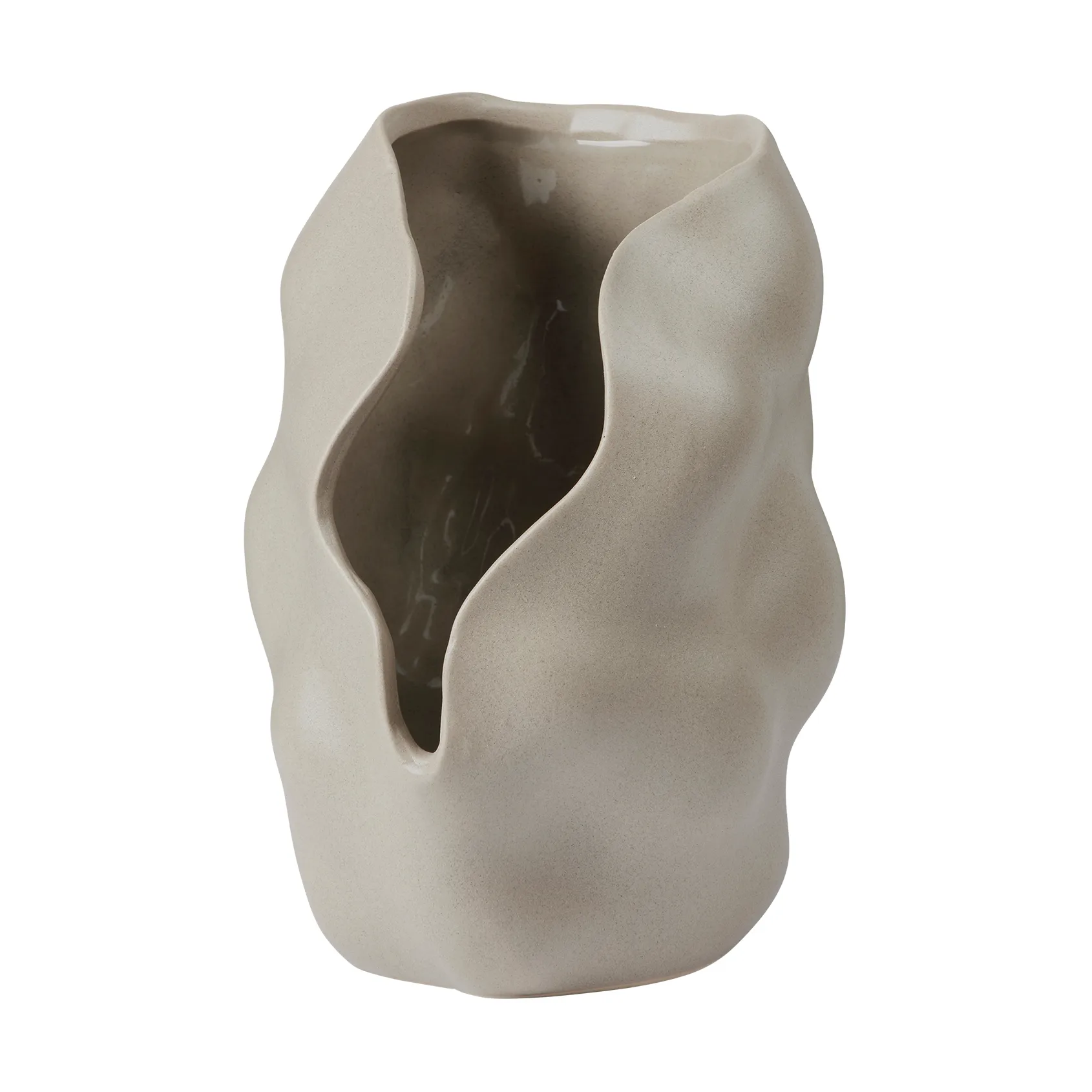 Portavelas Hekla Hurricane Ø18,6 cm, Dove grey Broste Copenhagen