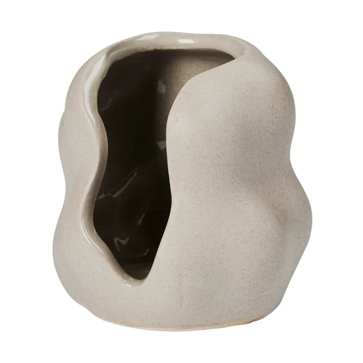 Portavelas Hekla Hurricane - Dove Grey, Ø9,5 cm - Broste Copenhagen