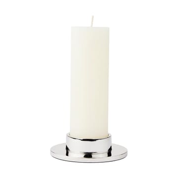 Portavelas Maro para velas gruesas - Silver Finish, 4 cm - Broste Copenhagen