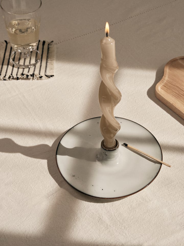 Portavelas Nordic Sand, Ø18 cm Broste Copenhagen