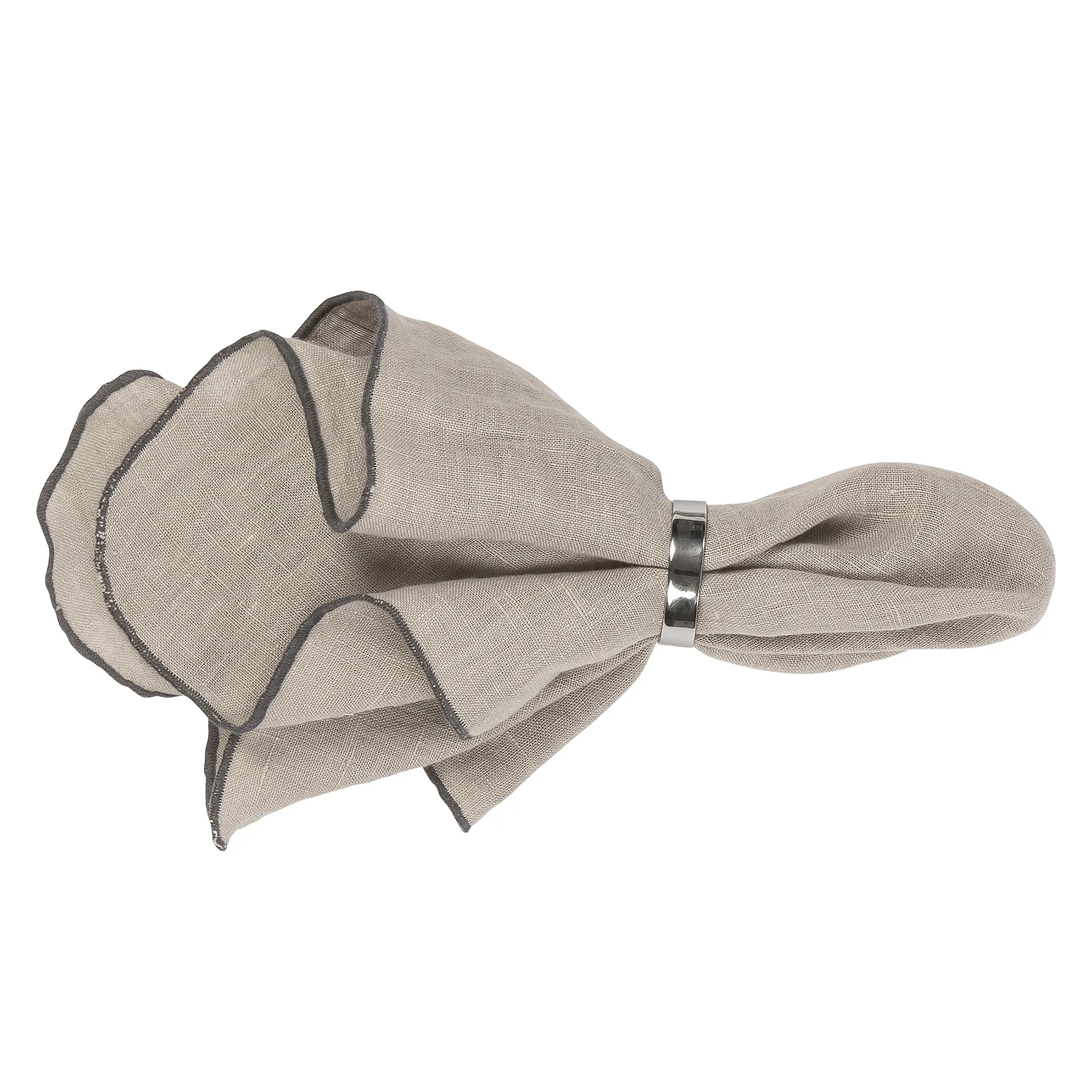 Servilleta de lino Gracie, beige Broste Copenhagen