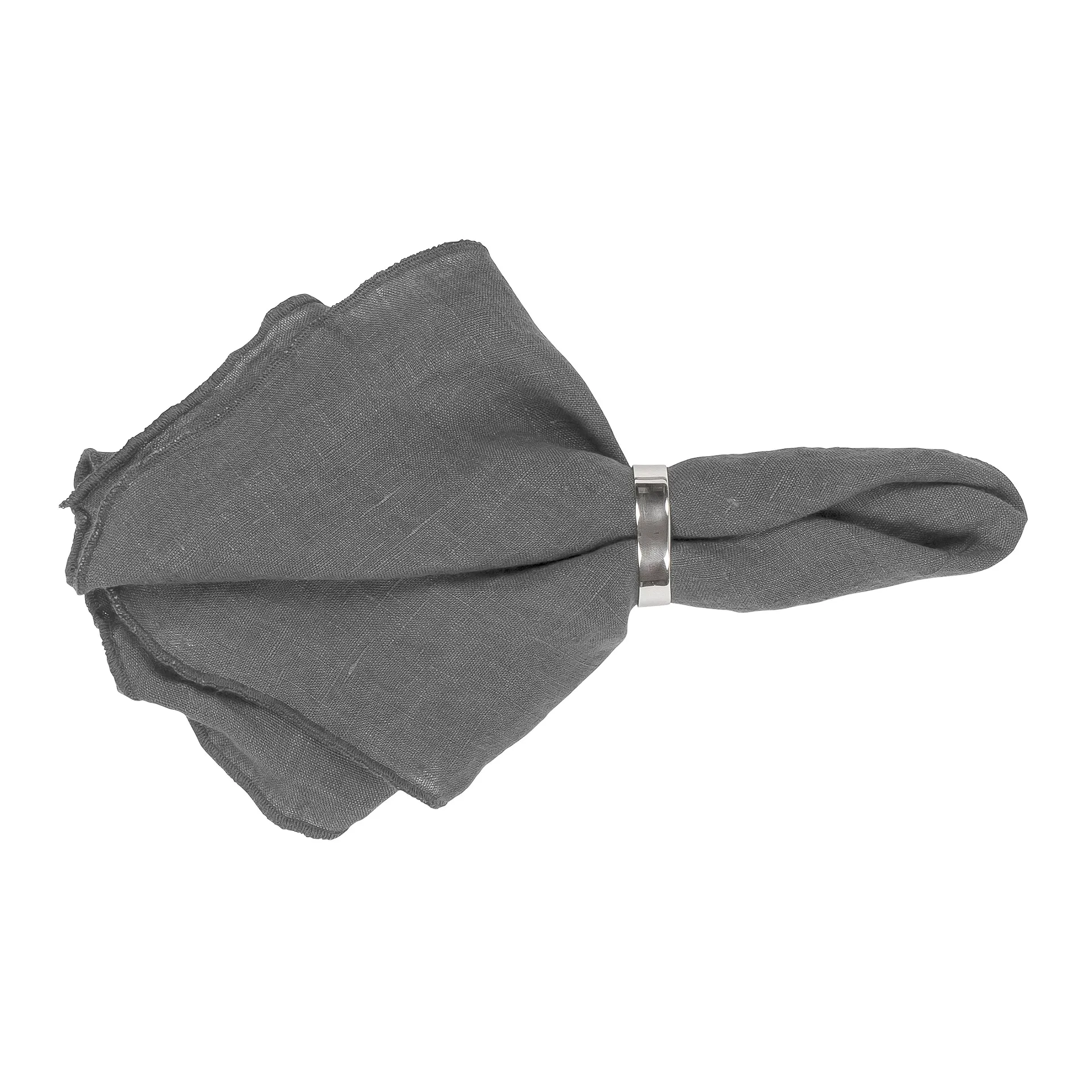 Servilleta de lino Gracie, gris Broste Copenhagen