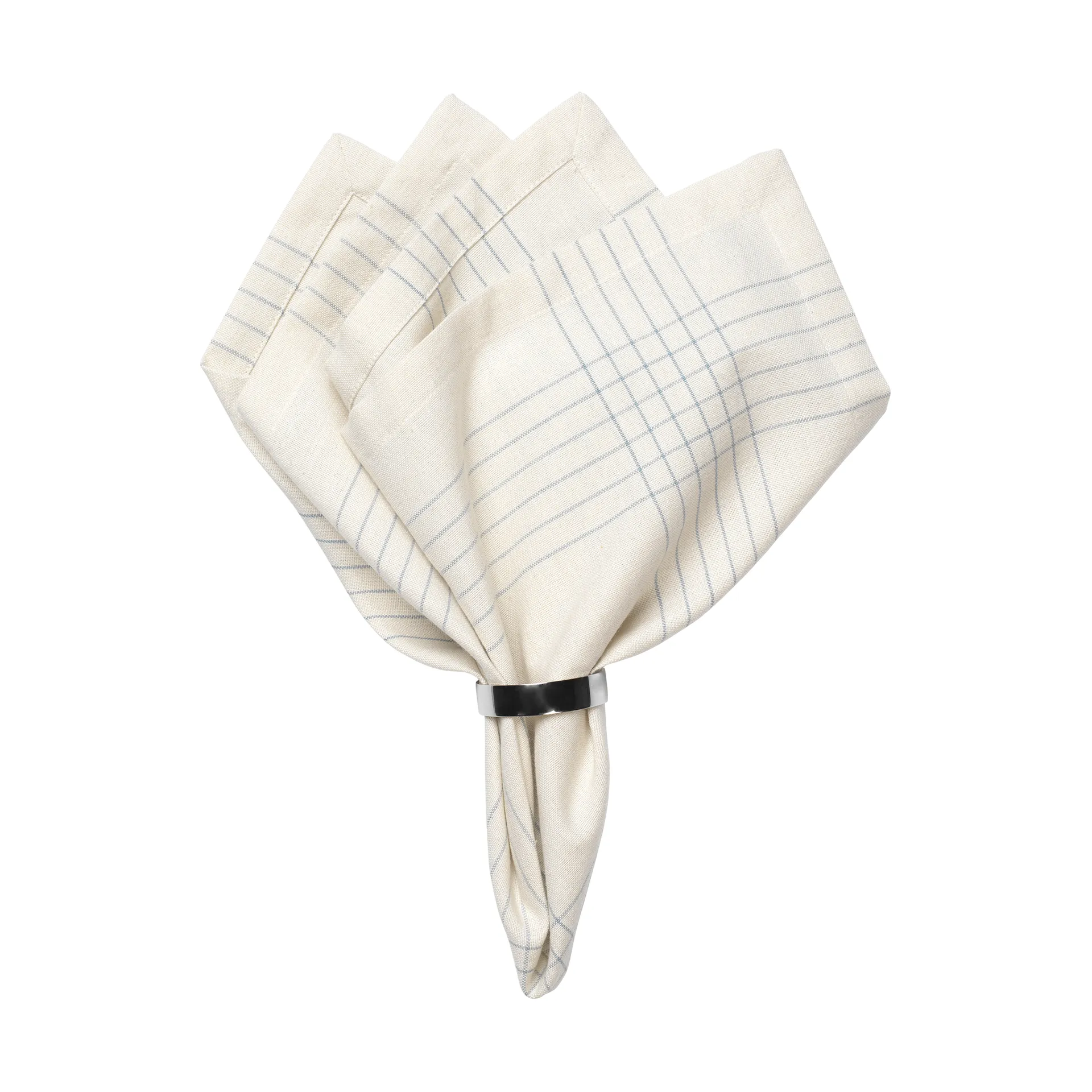 Servilleta de tela Alice 45x45 cm, Dusty blue-natural Broste Copenhagen