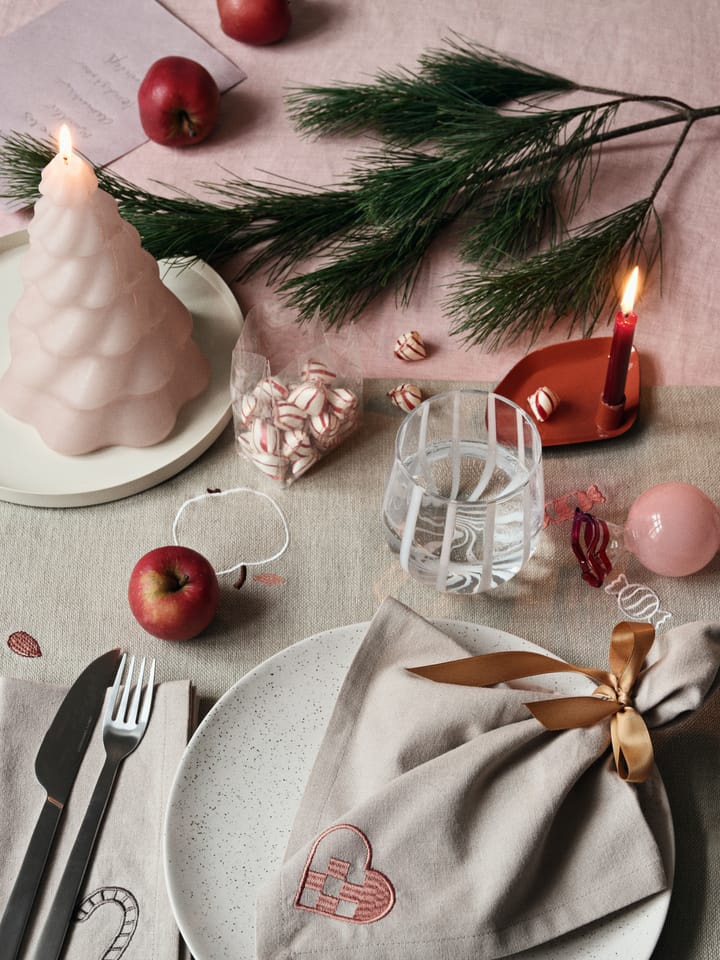 Servilleta de tela Fryd 45x45 cm 4 piezas, Light warm grey-beige Broste Copenhagen