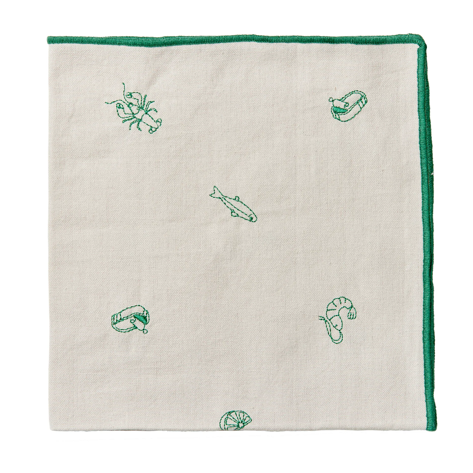 Servilleta de tela Sea 45x45 cm, Jelly green Broste Copenhagen
