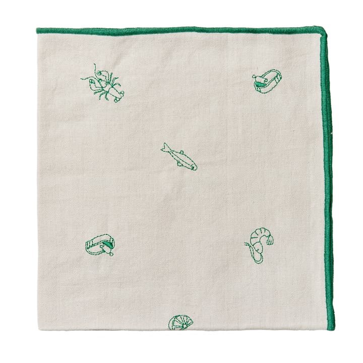 Servilleta de tela Sea 45x45 cm, Jelly green Broste Copenhagen