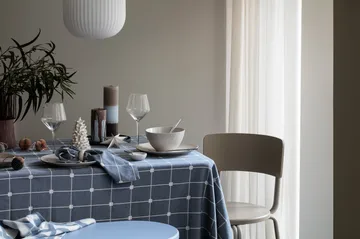 Servilleta de tela Tila 45x45 cm - Maritime blue-off white - Broste Copenhagen
