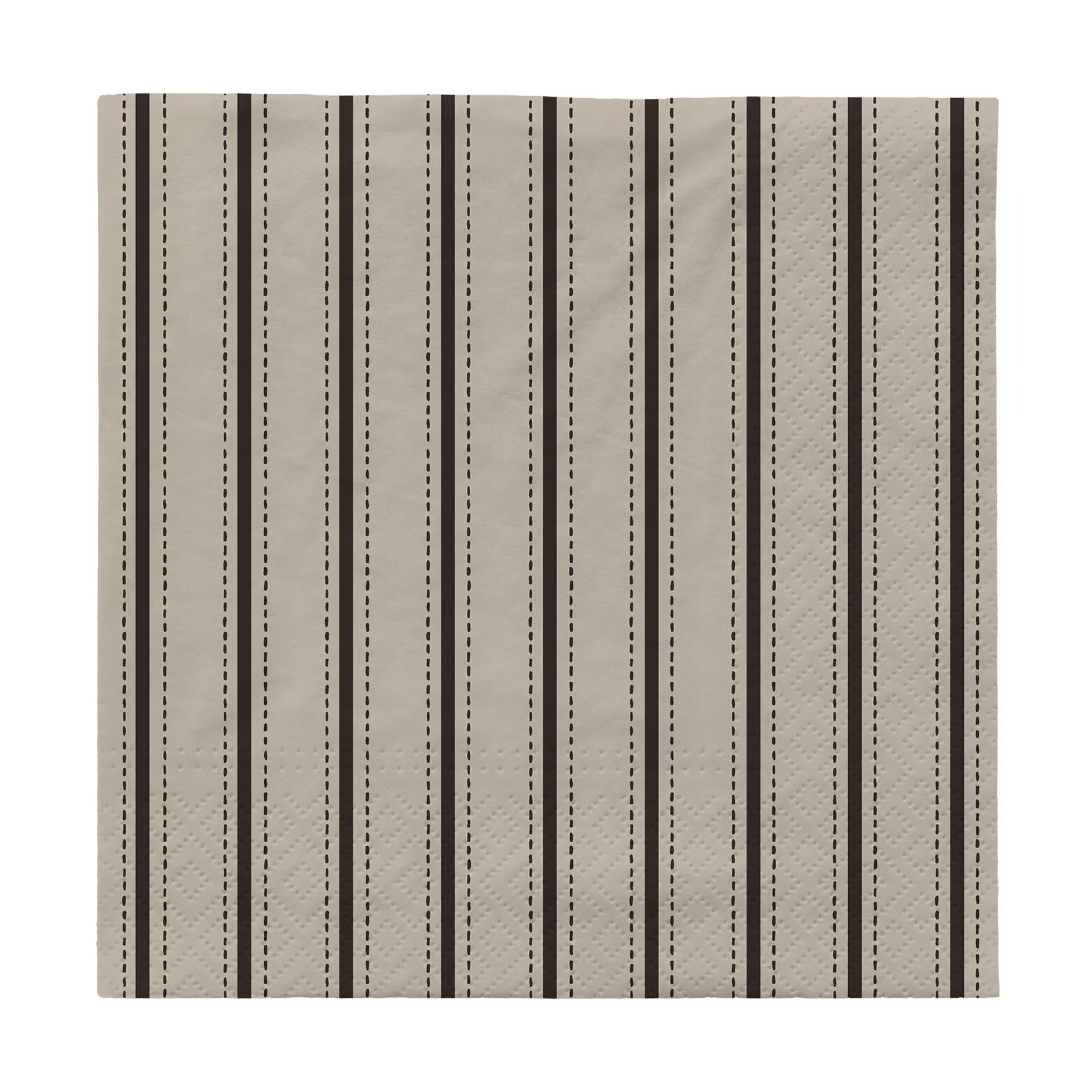 Servilletas Dolly 33x33 cm, 20-pack, Black-off white Broste Copenhagen