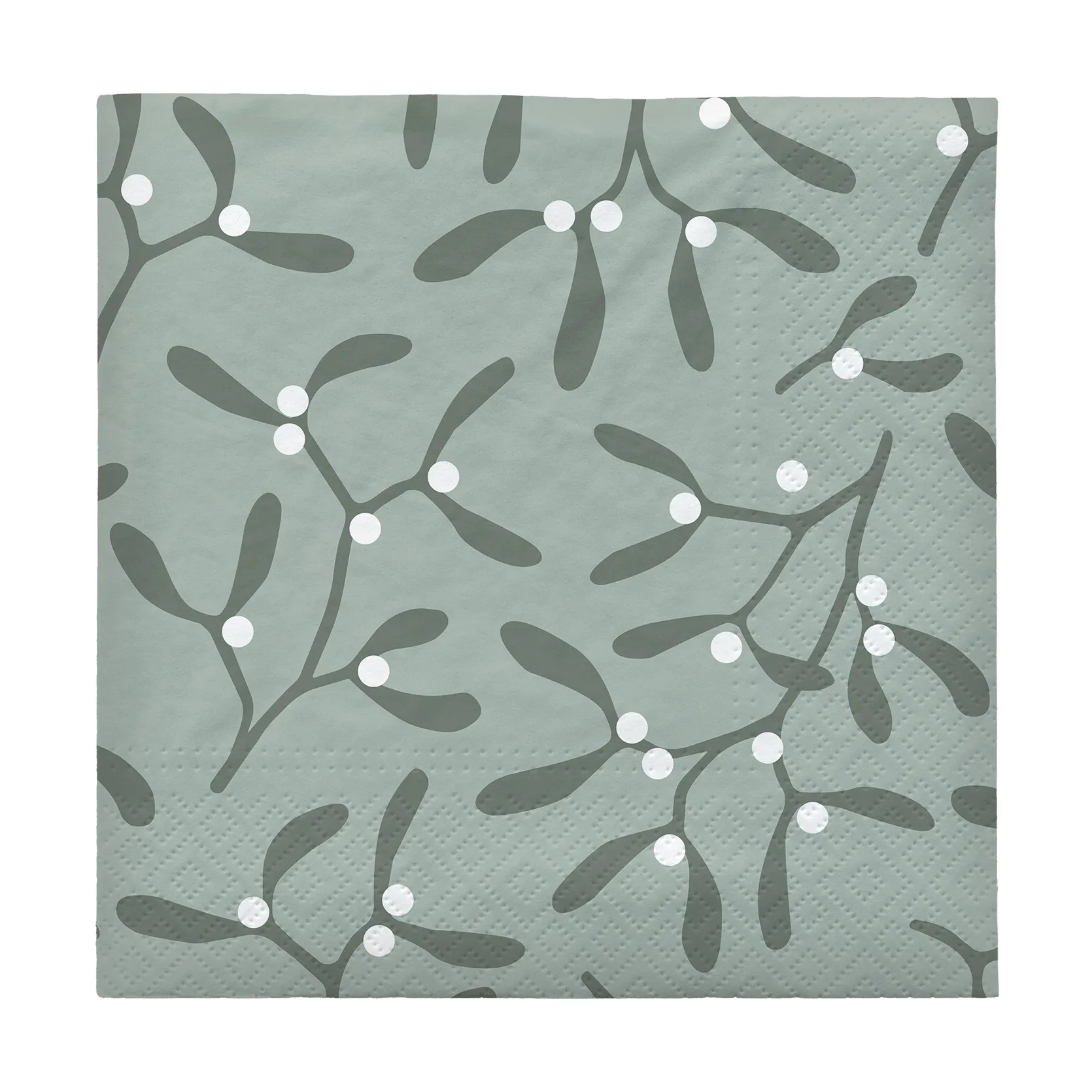 Servilletas Mistletoe 33x33 cm, 20-pack, White Broste Copenhagen