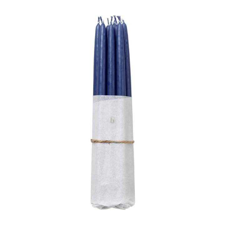 Set de 10 velas antiguas Broste Copenhagen - Baja blue - Broste Copenhagen