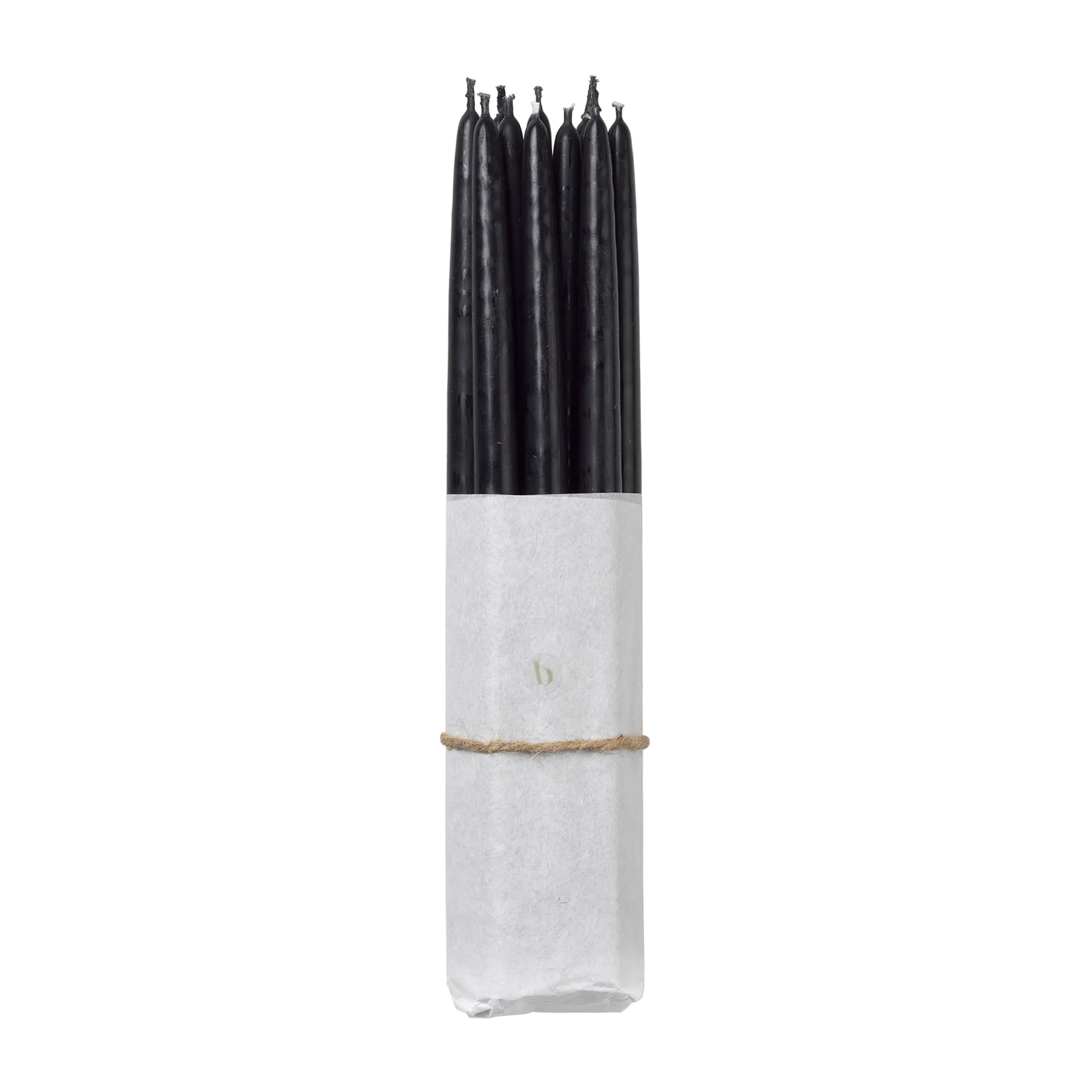 Set de 10 velas antiguas Broste Copenhagen, Simply black Broste Copenhagen