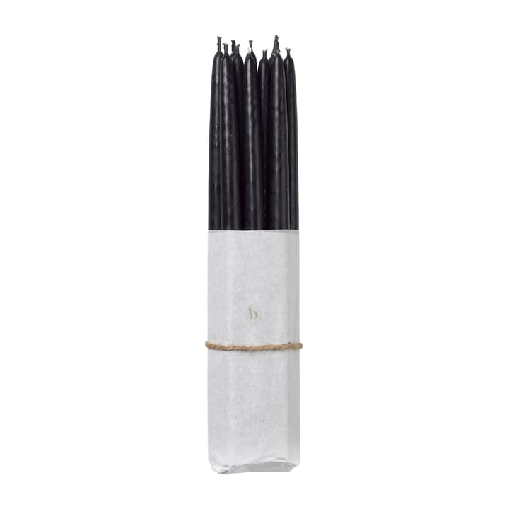 Set de 10 velas antiguas Broste Copenhagen - Simply black - Broste Copenhagen