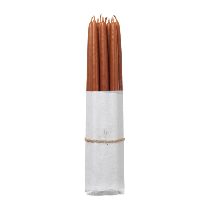 Set de 10 velas antiguas Broste Copenhagen - Terracotta - Broste Copenhagen