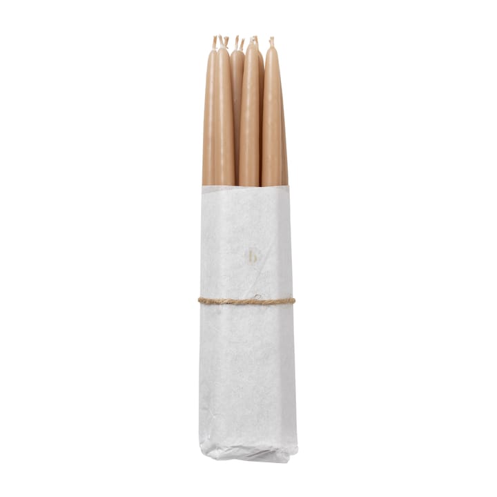 Set de 10 velas antiguas Broste Copenhagen - Walnut - Broste Copenhagen