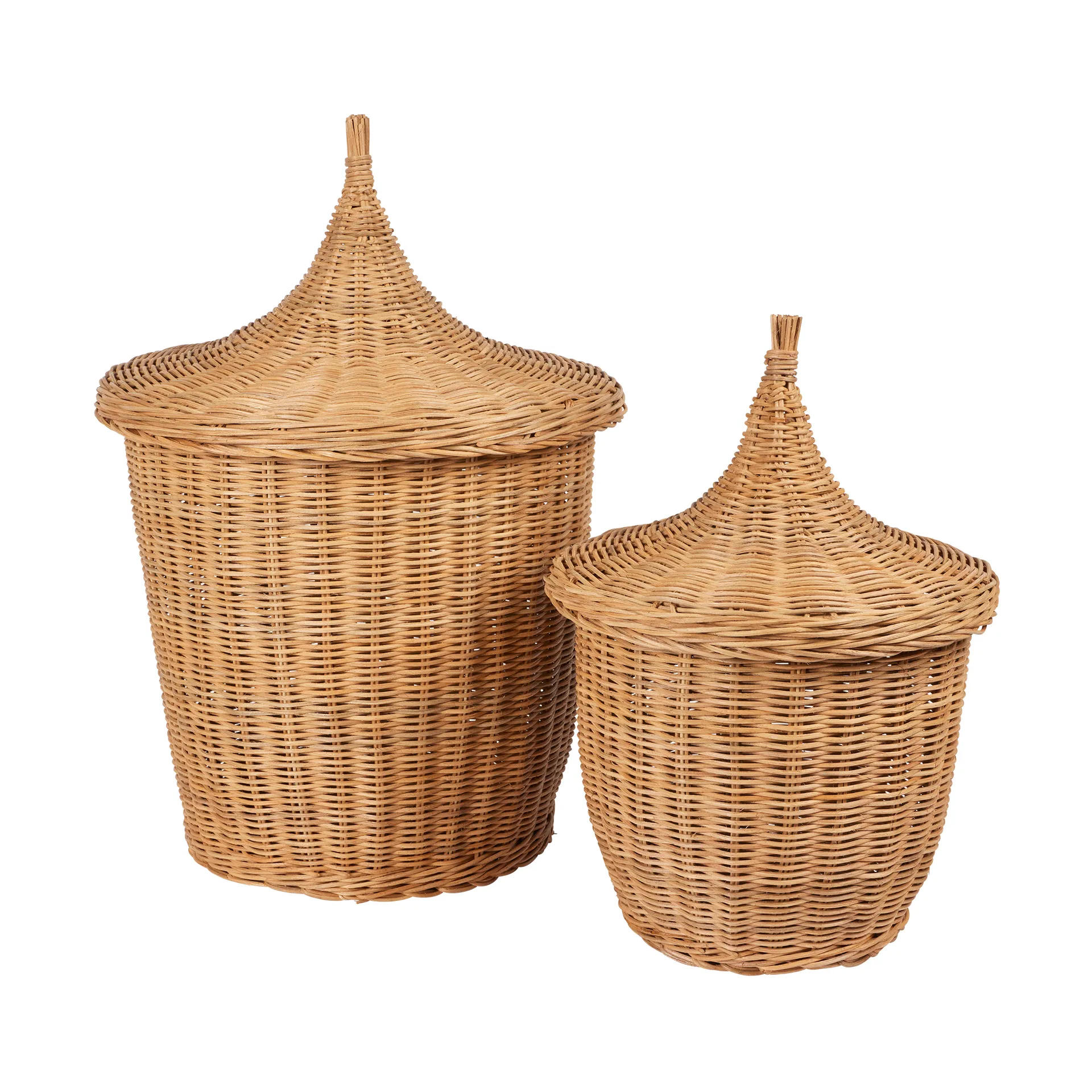 Set de 2 cestas Pallas, Natural-brown Broste Copenhagen