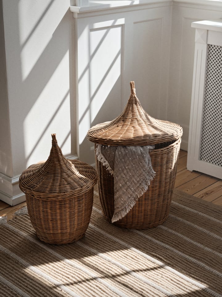 Set de 2 cestas Pallas, Natural-brown Broste Copenhagen