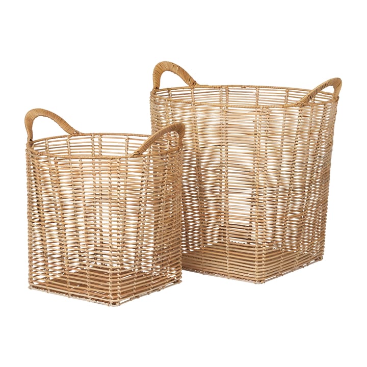 Set de 2 cestas Safi redondas - Natural - Broste Copenhagen