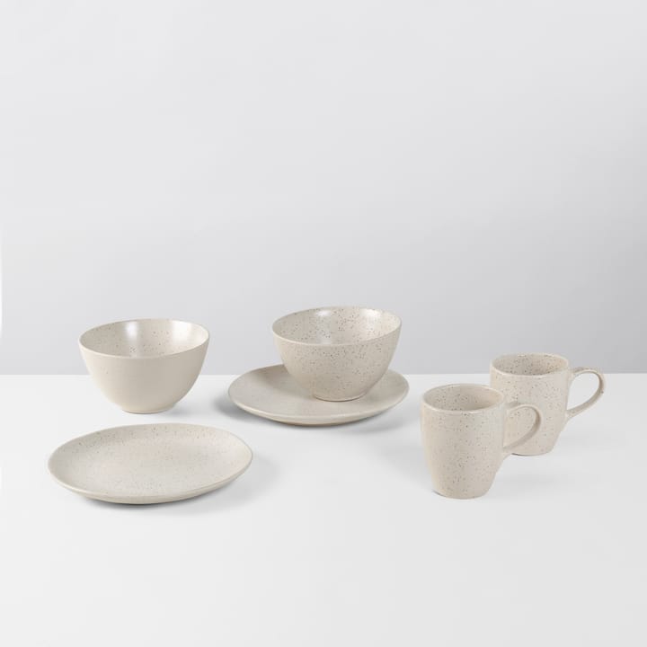 Set de desayuno para dos Nordic Vanilla, 6 piezas Broste Copenhagen