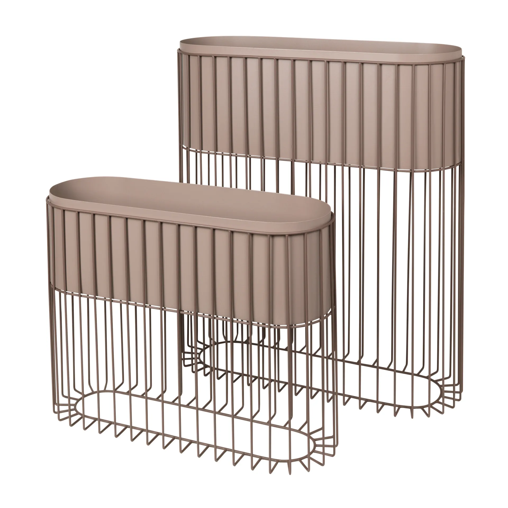 Set de jardineras Fenja, Simply taupe warm grey Broste Copenhagen