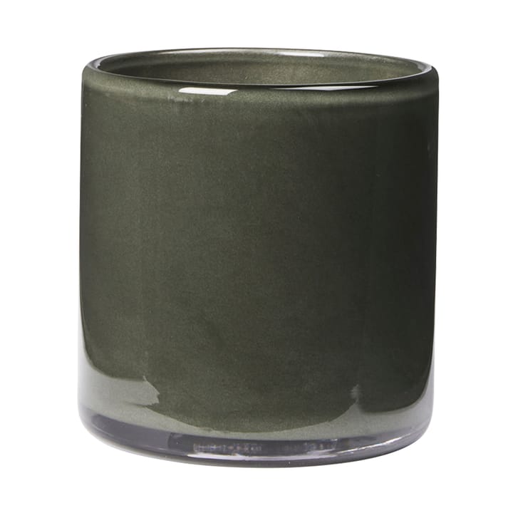Solai farol para vela - Dark Green, Ø8 cm - Broste Copenhagen