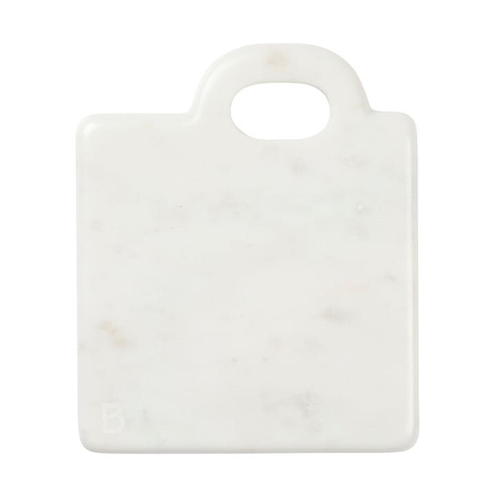 Tabla de cortar Olina 14x17 cm - White marble - Broste Copenhagen