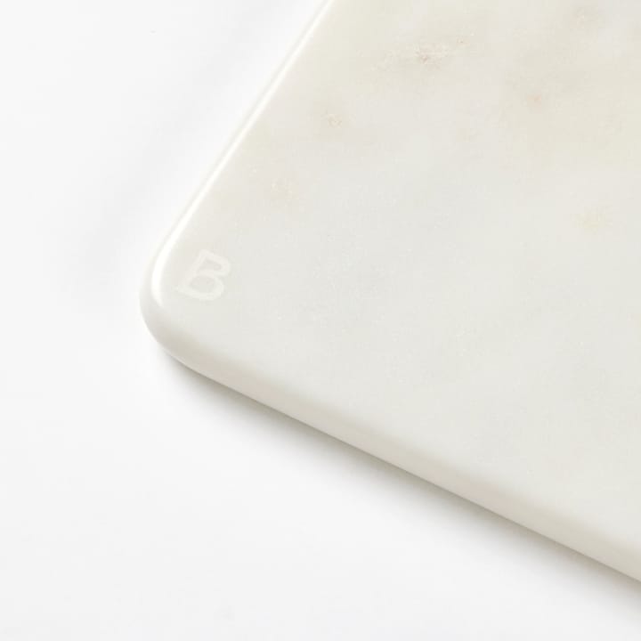 Tabla de cortar Olina 14x17 cm - White marble - Broste Copenhagen