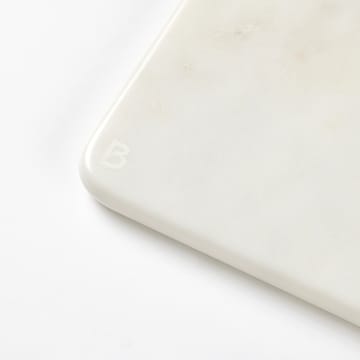 Tabla de cortar Olina 14x31 cm - White marble - Broste Copenhagen