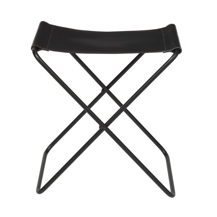 Taburete Nola cuero - Negro, 45 cm - Broste Copenhagen
