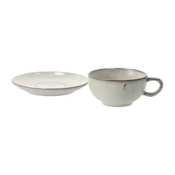 Taza de té y plato Nordic Sand - 5,8 cm - Broste Copenhagen