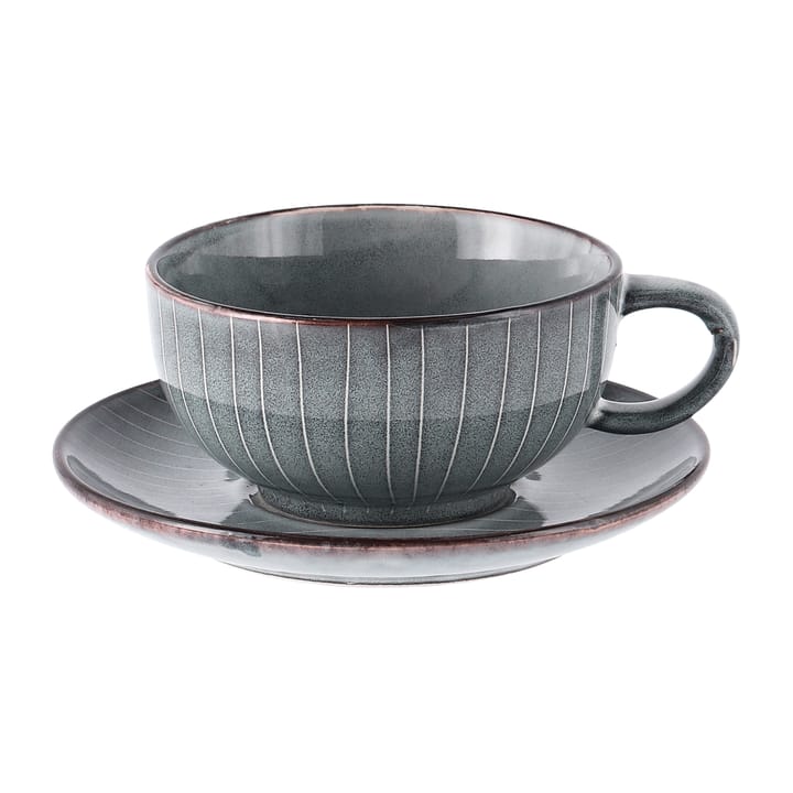 Taza de té y plato Nordic Sea - 5,8 cm - Broste Copenhagen
