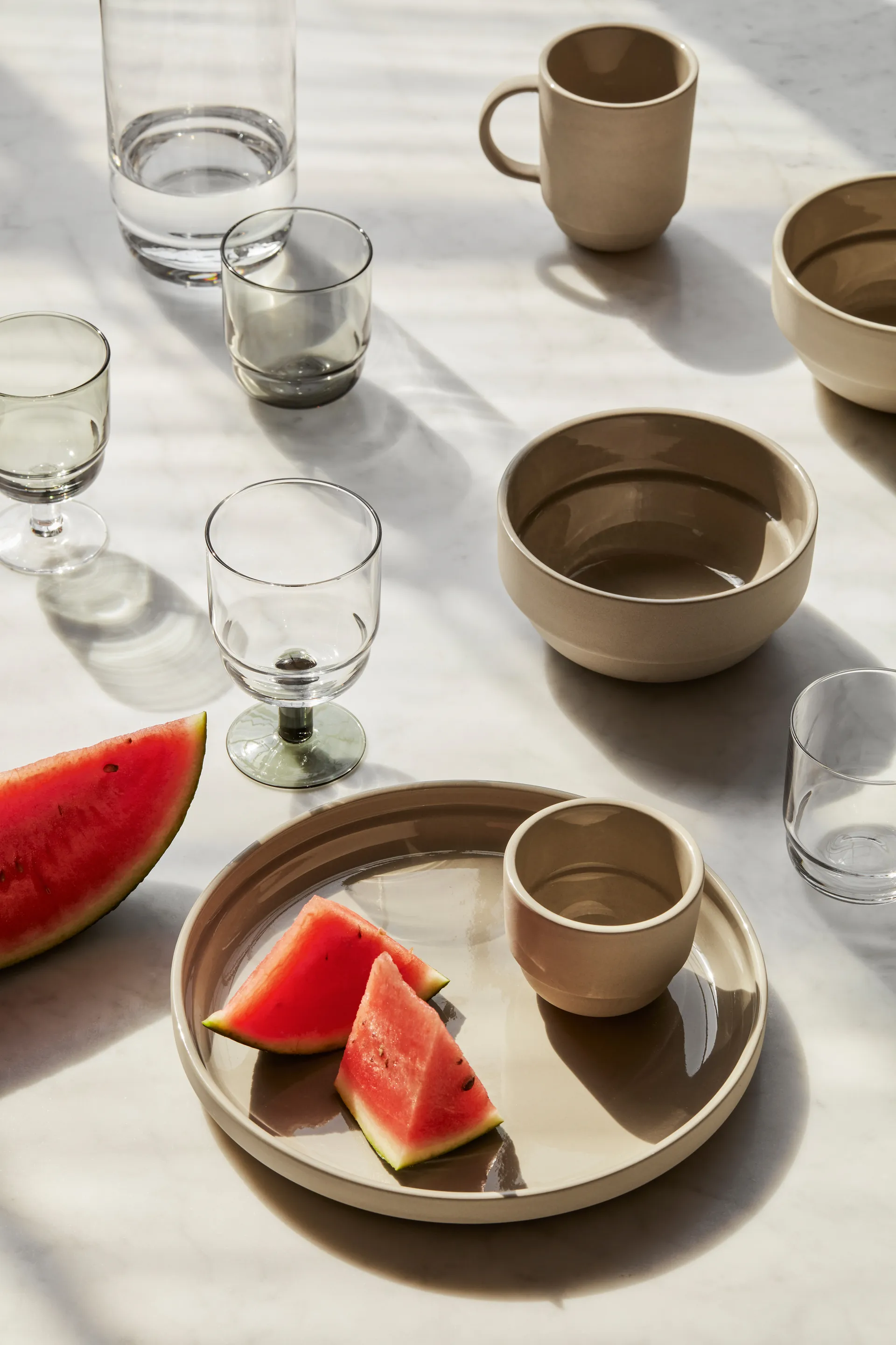 Taza Nordic Bistro 30 cl, Raw beige Broste Copenhagen