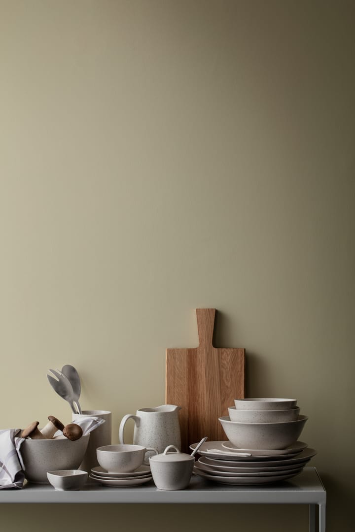 Taza y platillo Nordic Vanilla 25 cl, Cream with grains Broste Copenhagen