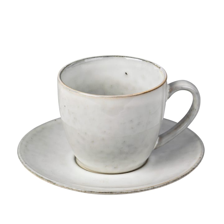 Taza y plato Nordic Sand - 8,8 cm - Broste Copenhagen