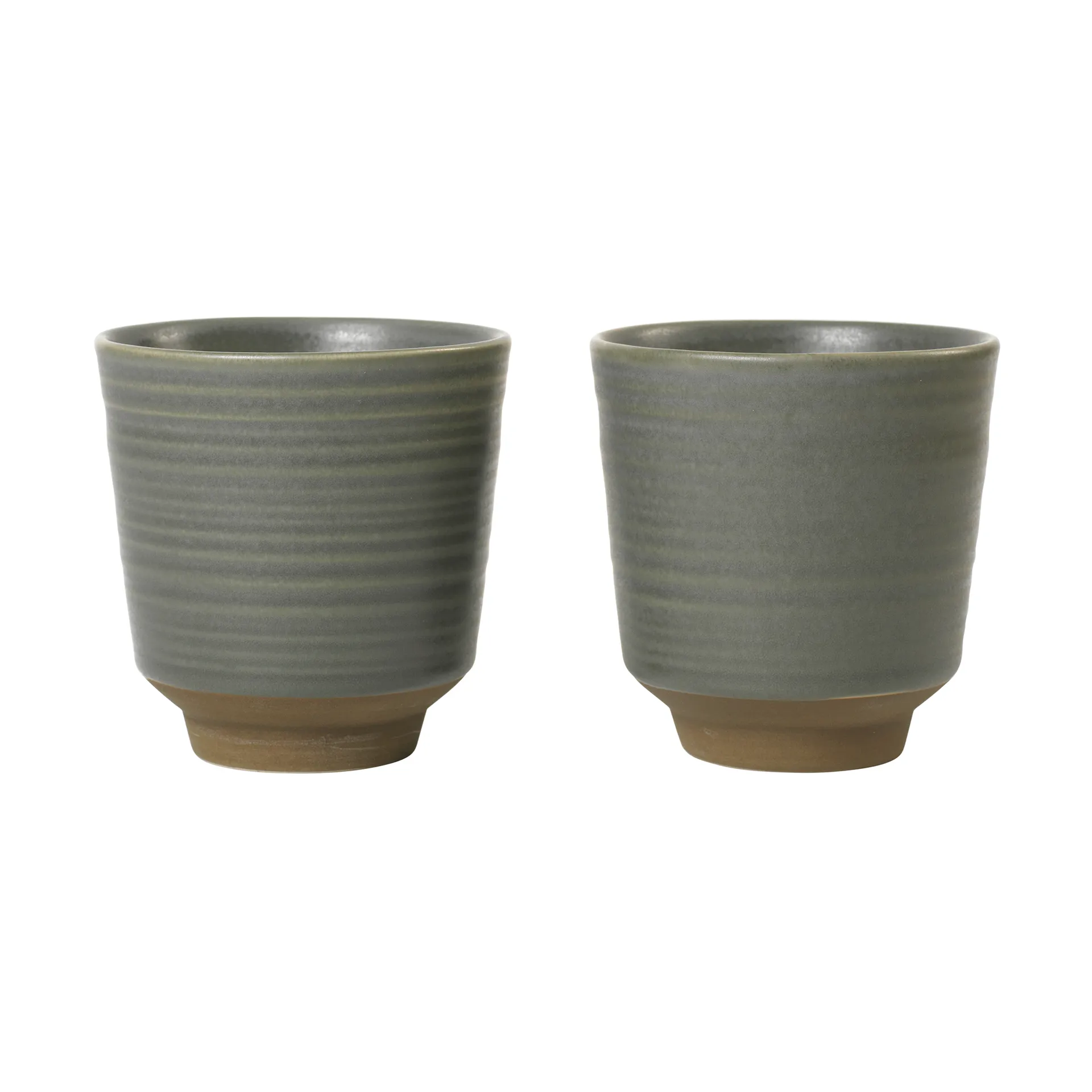 Tazas Miko 15 cl 2-pack, Dark green Broste Copenhagen