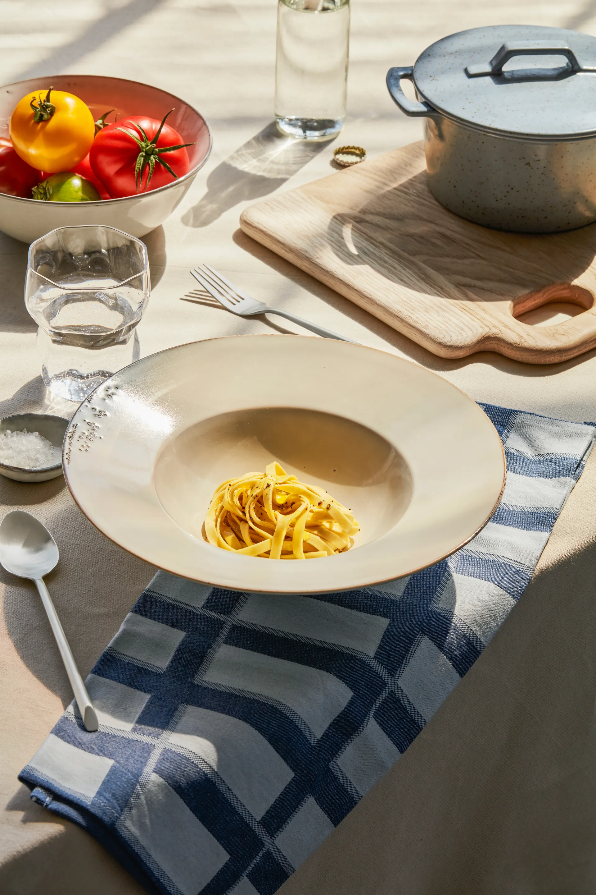 Tenedor de mesa Sletten, Flana satin forged Broste Copenhagen
