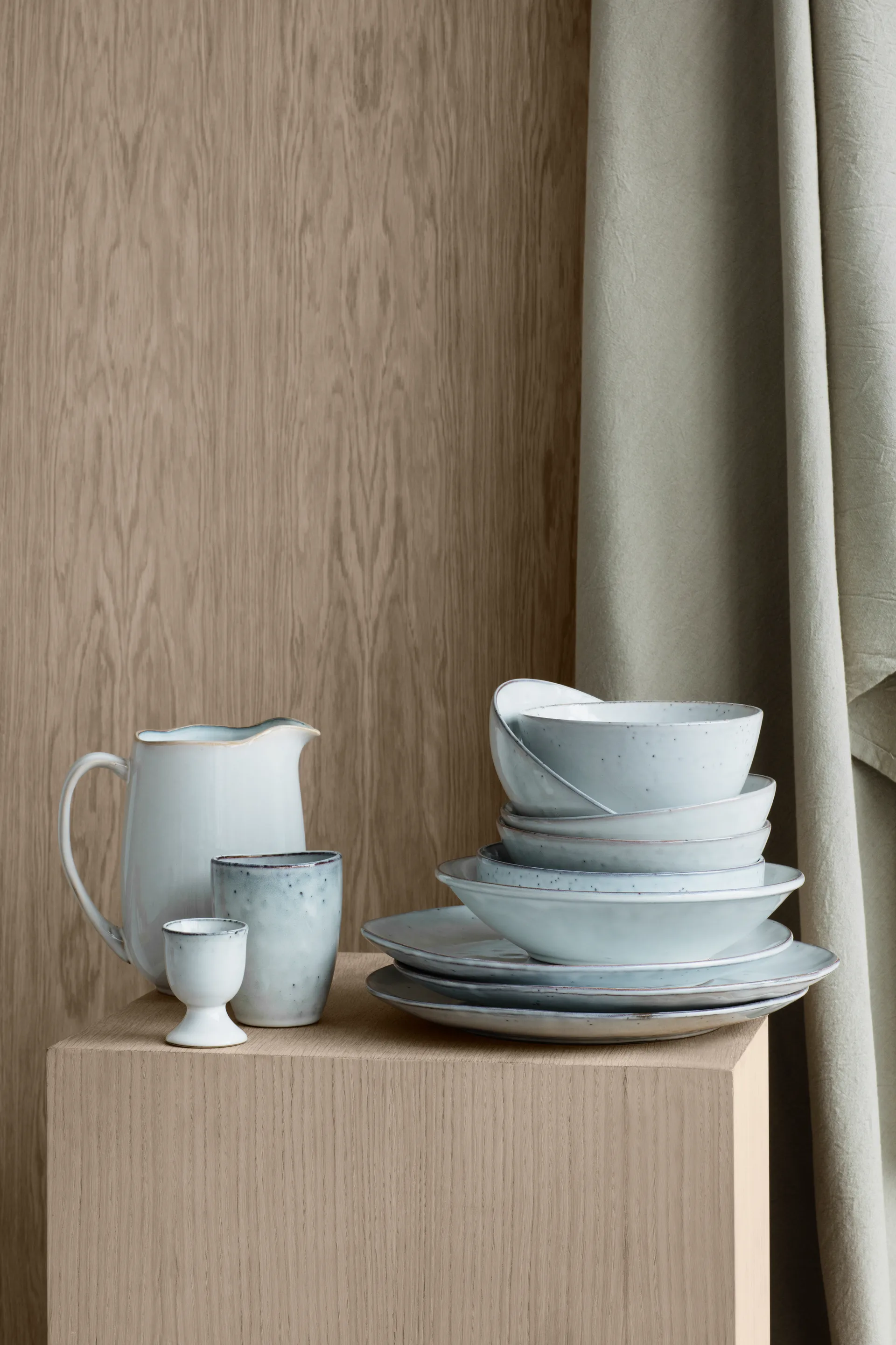 Vajilla Nordic Sand, 12 piezas Broste Copenhagen