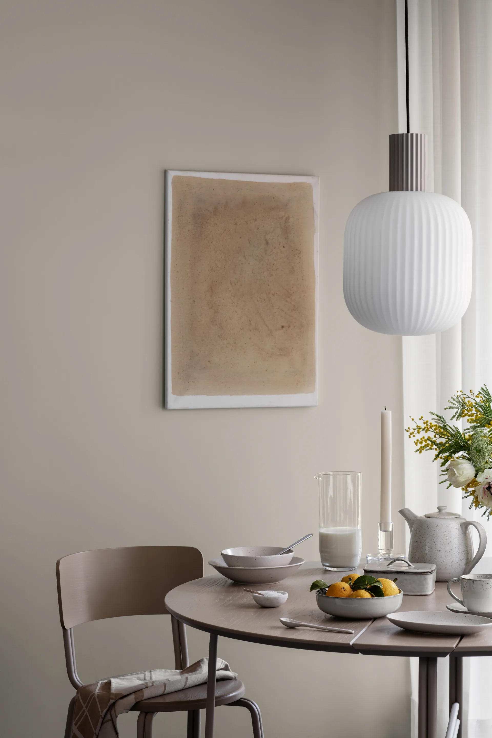 Vajilla Nordic Vanilla, 12 piezas Broste Copenhagen