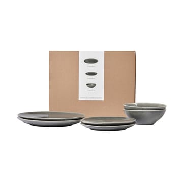 Vajilla para dos Nordic Rain - 6 piezas - Broste Copenhagen