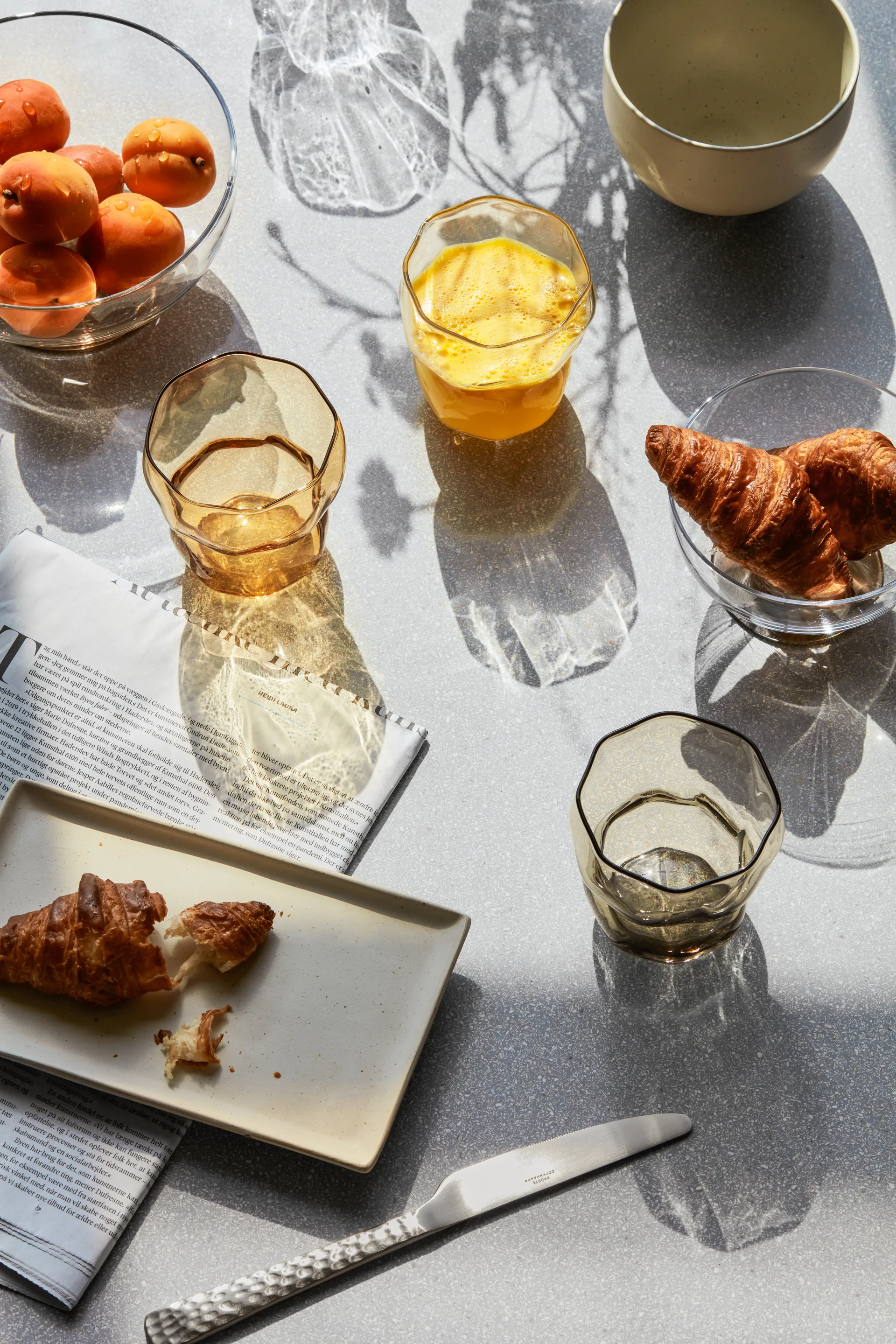 Vaso Limfjord 25 cl, Light grey Broste Copenhagen