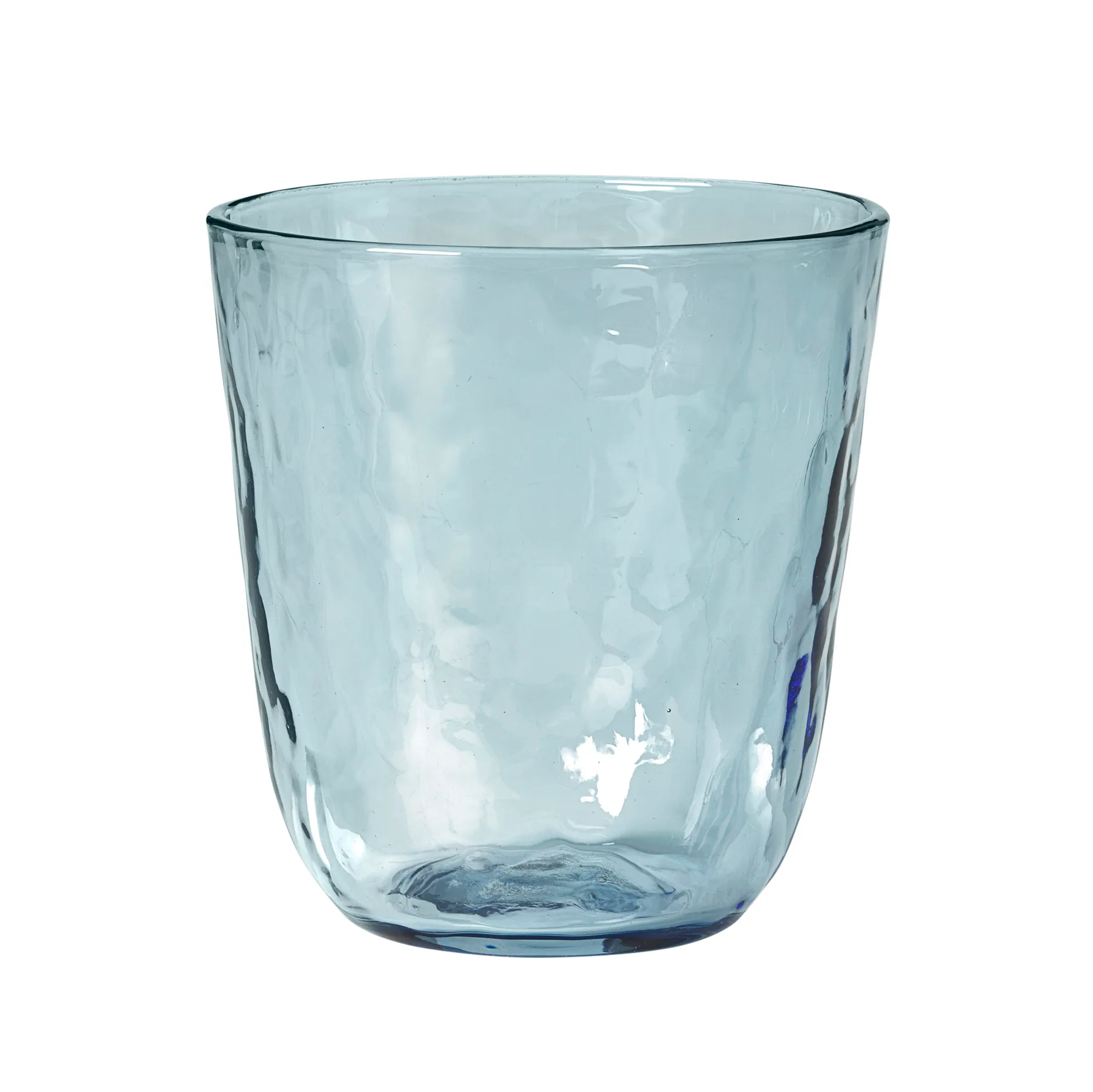 Vaso para beber Hammered 33,5 cl, azul Broste Copenhagen