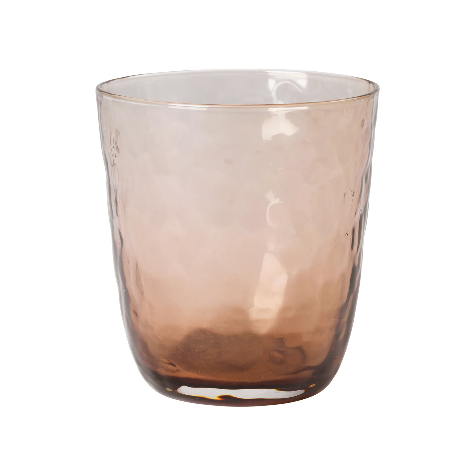 Vaso para beber Hammered 33,5 cl, marrón Broste Copenhagen
