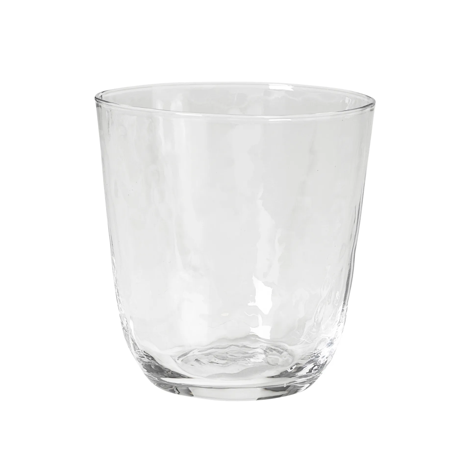 Vaso para beber Hammered 33,5 cl, transparente Broste Copenhagen