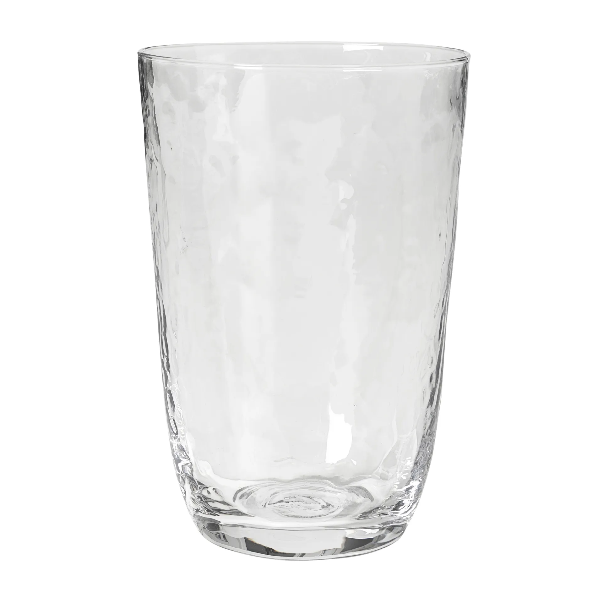 Vaso para beber Hammered 50 cl, transparente Broste Copenhagen
